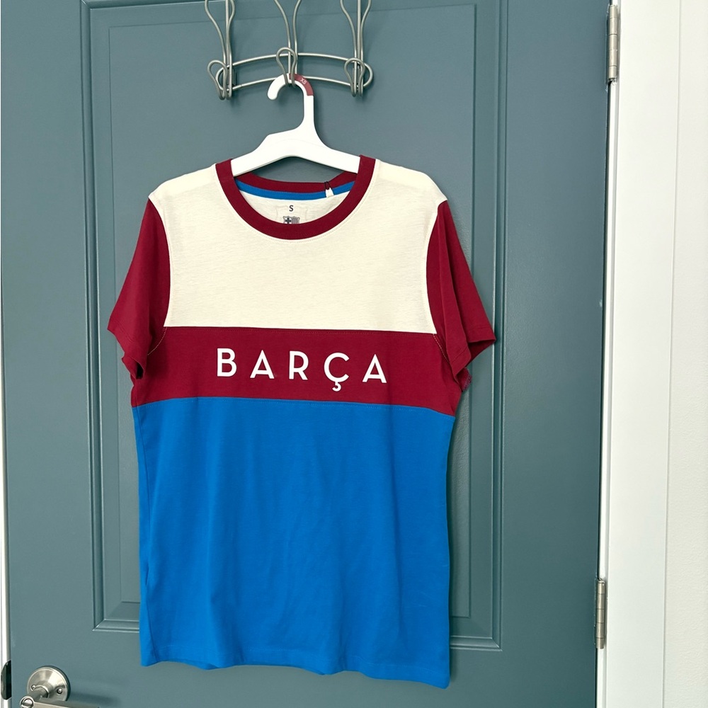 Barça Men’s TRI-color T-shirt (NAT)